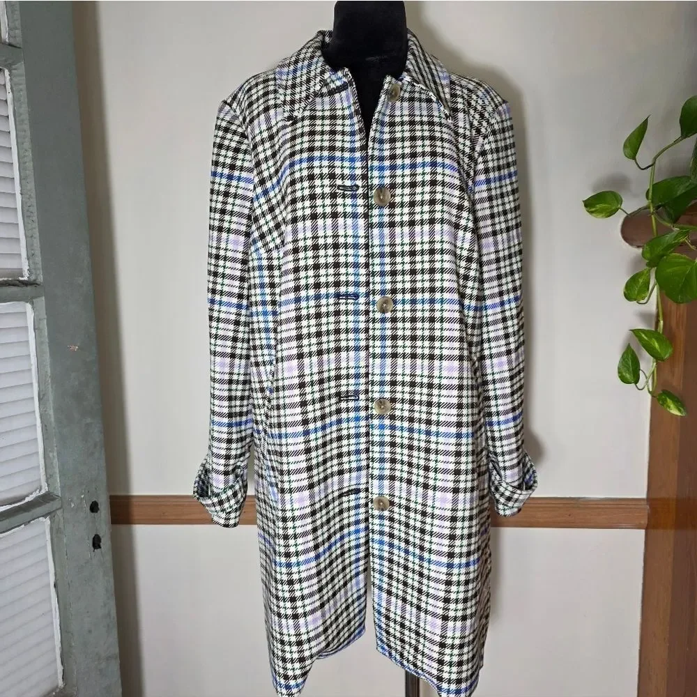St. John's Bay Midweight Quilted Coat Size Medium NWT